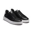 Basket On Time Elastique [cuir veau sport noir]