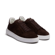 Basket On Time [cuir veau velours marron foncé]