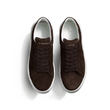 Basket On Time [cuir veau velours marron foncé]