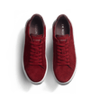 Basket On Time [cuir veau velours bordeaux détails cuir veau sport bordeaux]