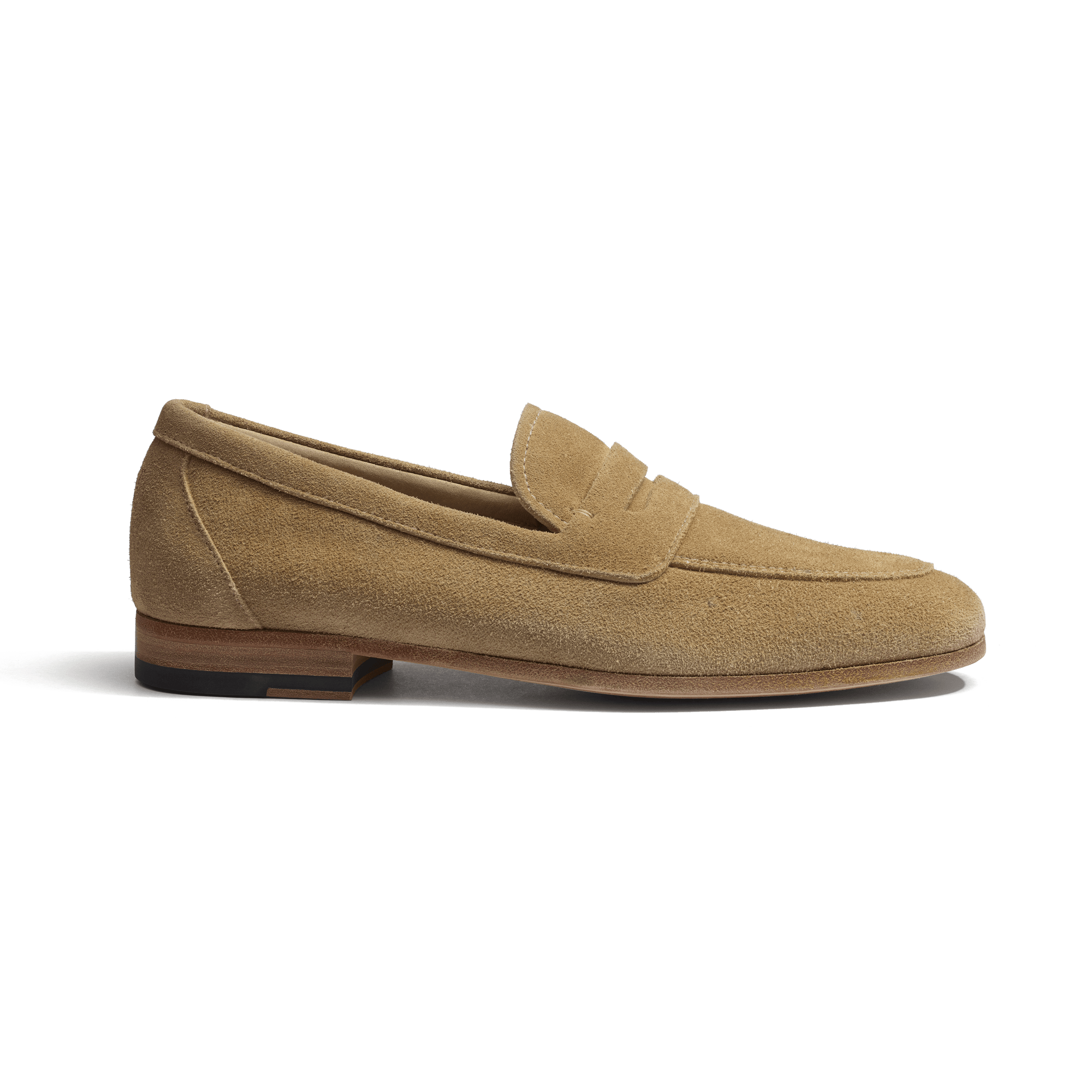 Woogie loafer [Women Beige suede calfskin]