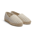 Espadrille Wait and Sea [femme cuir veau velours craie]