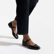 Mary Jane [femme cuir veau lisse noir]