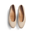 Ballerina [Women Beige suede goatskin]
