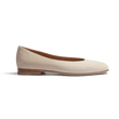 Ballerina [Women Beige suede goatskin]
