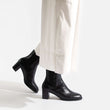 Bottine Cambre à talon 5,5 cm [femme cuir veau lisse noir]