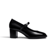 Mary Jane à talon 5,5cm [femme cuir veau vernis noir]