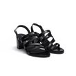 Sandale à talon 5,5cm [femme cuir veau lisse noir]