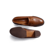 Mocassin à talon 5,5 cm [femme cuir veau lissse marron bergeronnette]