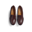 Mocassin à talon 5,5 cm [femme cuir veau lisse bordeaux]