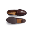 Mocassin à talon 5,5 cm [femme cuir veau lisse bordeaux]