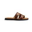 Mule Double V [femme cuir veau lisse bergeronnette]