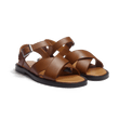 Sandale Double V  [femme cuir veau lisse marron bergeronnette]