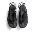 Sandale Ailée  [femme cuir veau lisse noir]