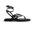 Sandale Ailée  [femme cuir veau lisse noir]