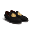Mocassin brodé J.M. Weston x Opéra de Paris [homme cuir chèvre velours noir]