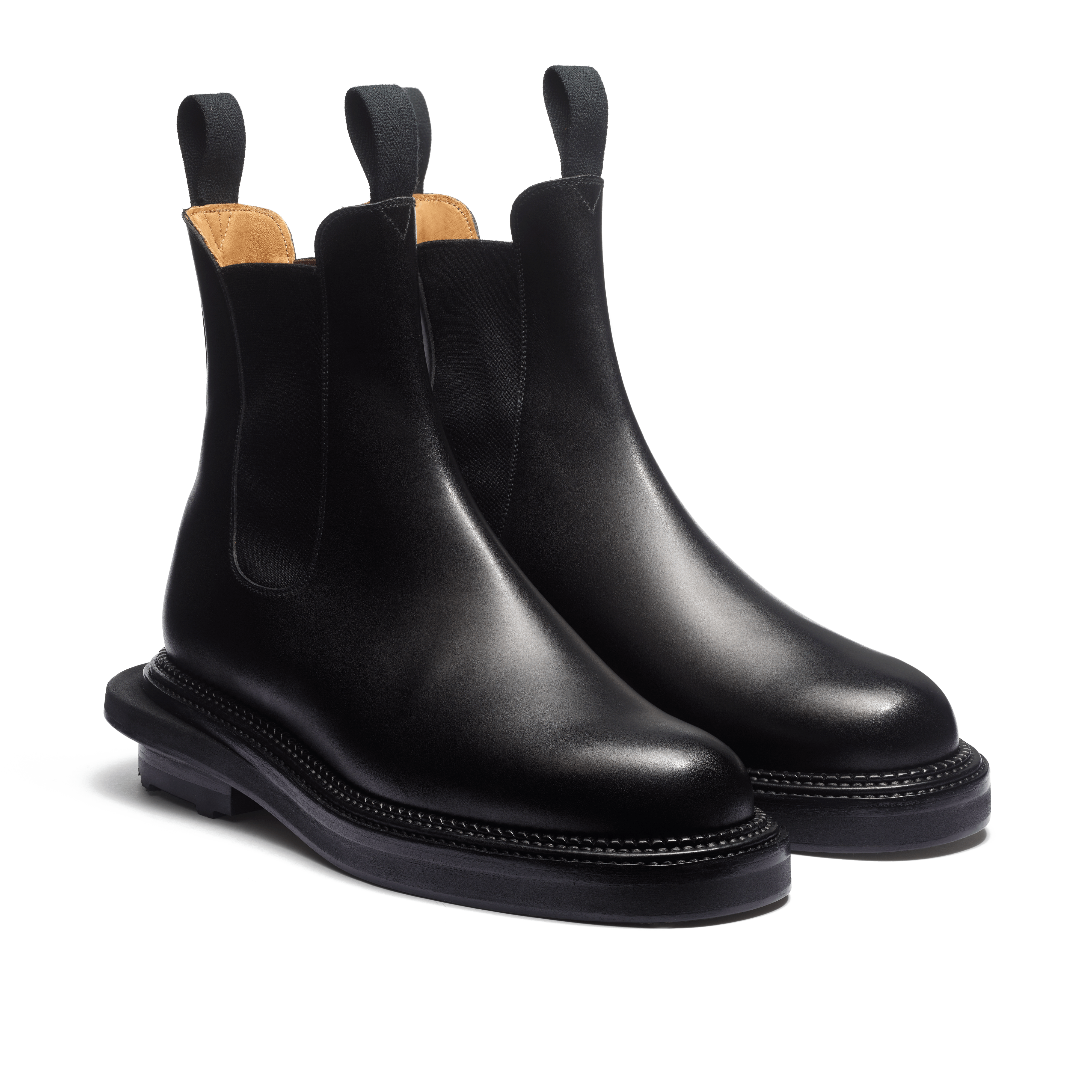 Black soft calfskin Chelsea Boot J.M. Weston x sacai Black soft calfskin Chelsea Boot J.M. Weston x sacai