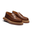 Mocassin J.M. Weston x sacai [cuir veau souple marron bergeronnette]