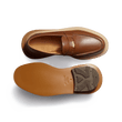 Mocassin J.M. Weston x sacai [cuir veau souple marron bergeronnette]
