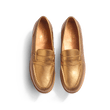 Mocassin 180 [femme cuir veau foulonné or]
