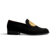 Mocassin brodé J.M. Weston x Opéra de Paris [femme cuir chèvre velours noir]