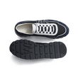On My Way Ghillies  Sneaker [Men Black nylon canvas & navy suede calfskin and white sport calfskin détails]