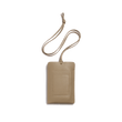 Double You Phone Holder [Beige fulled calfskin]