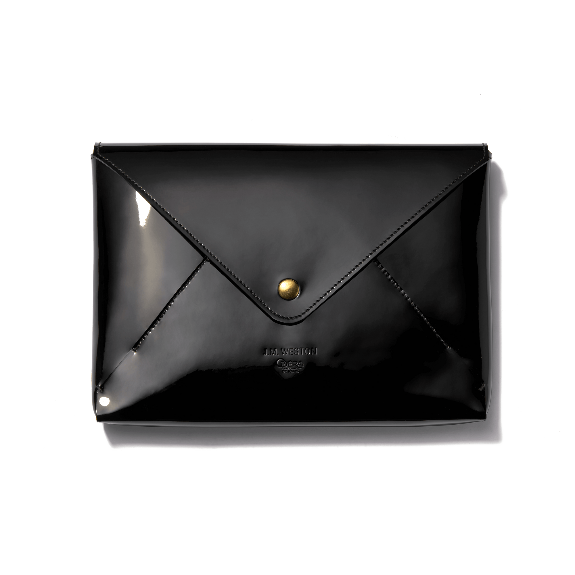 Pouch J.M. Weston x Opéra [Black Patent Calfskin]