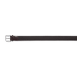 Ceinture Élastique [Tresse marron et cuir veau lisse marron]