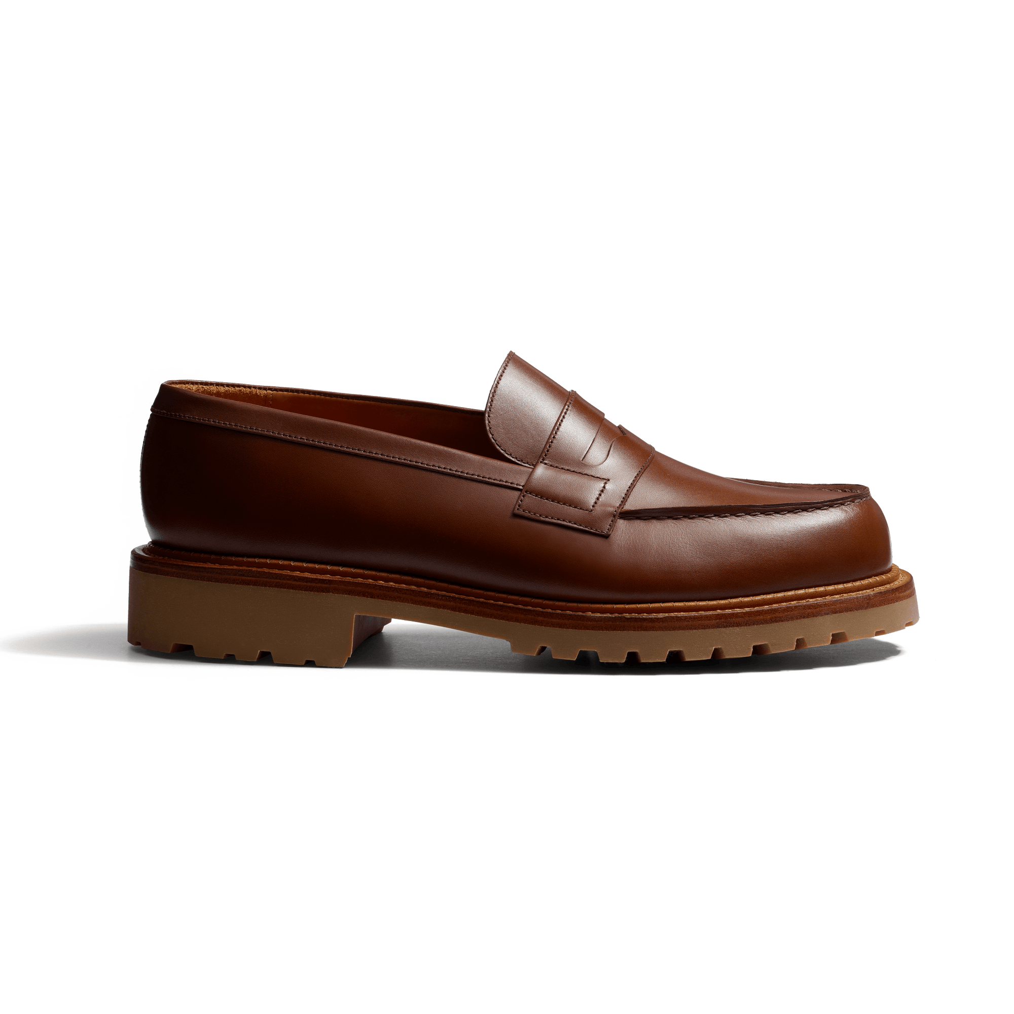 Mocassin 180 commando [homme cuir veau box marron bergeronnette]