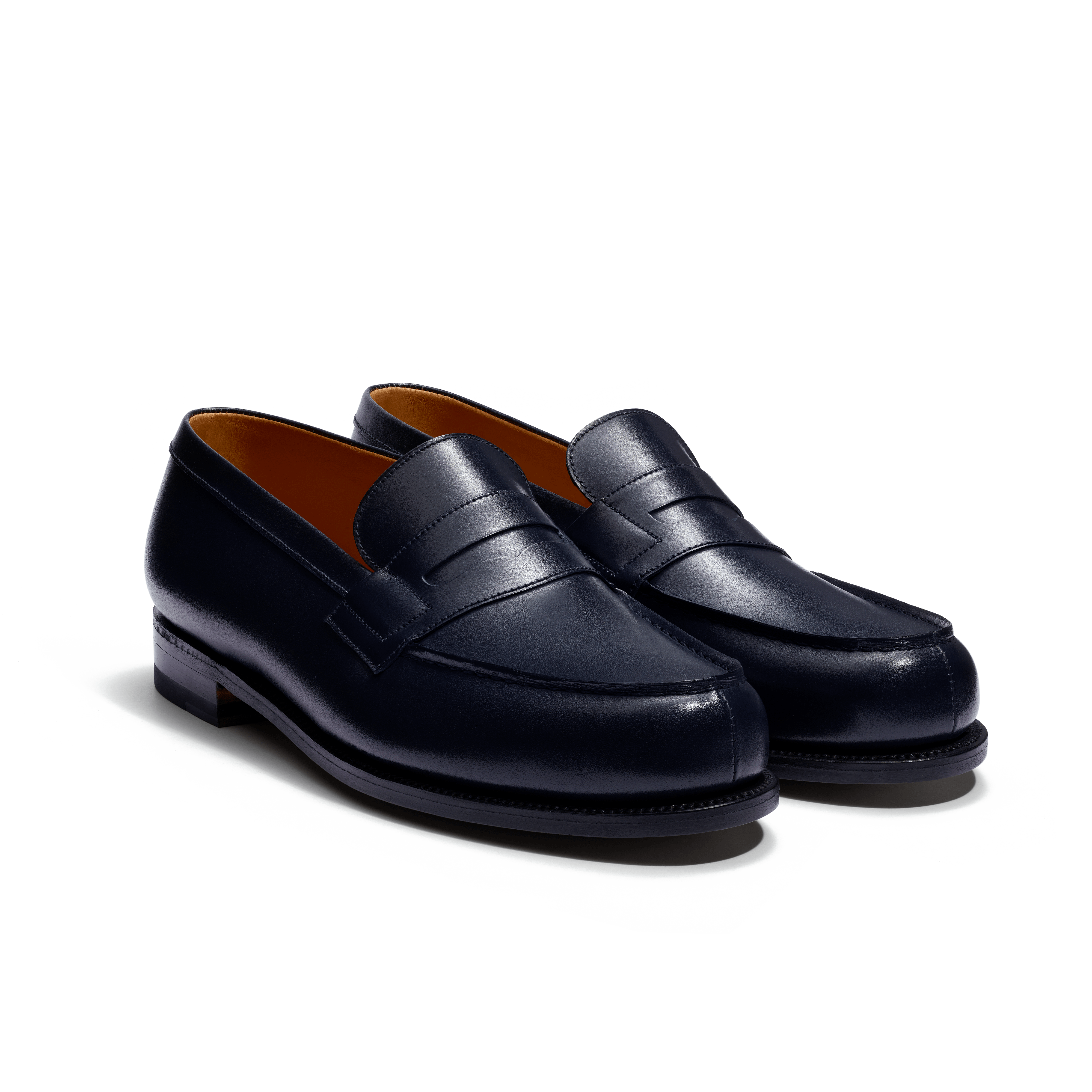 Men's Initial navy boxcalf 180 Loafer – J.M. Weston
