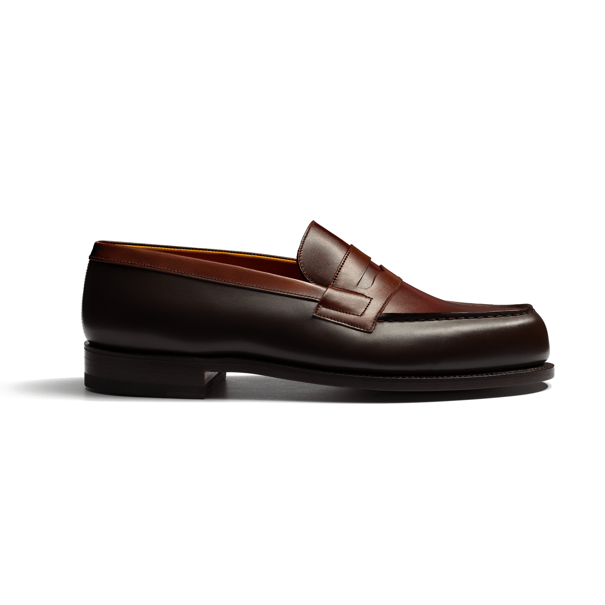 Mocassin 180 [homme cuir veau box mélèze & etrusco & toucan]