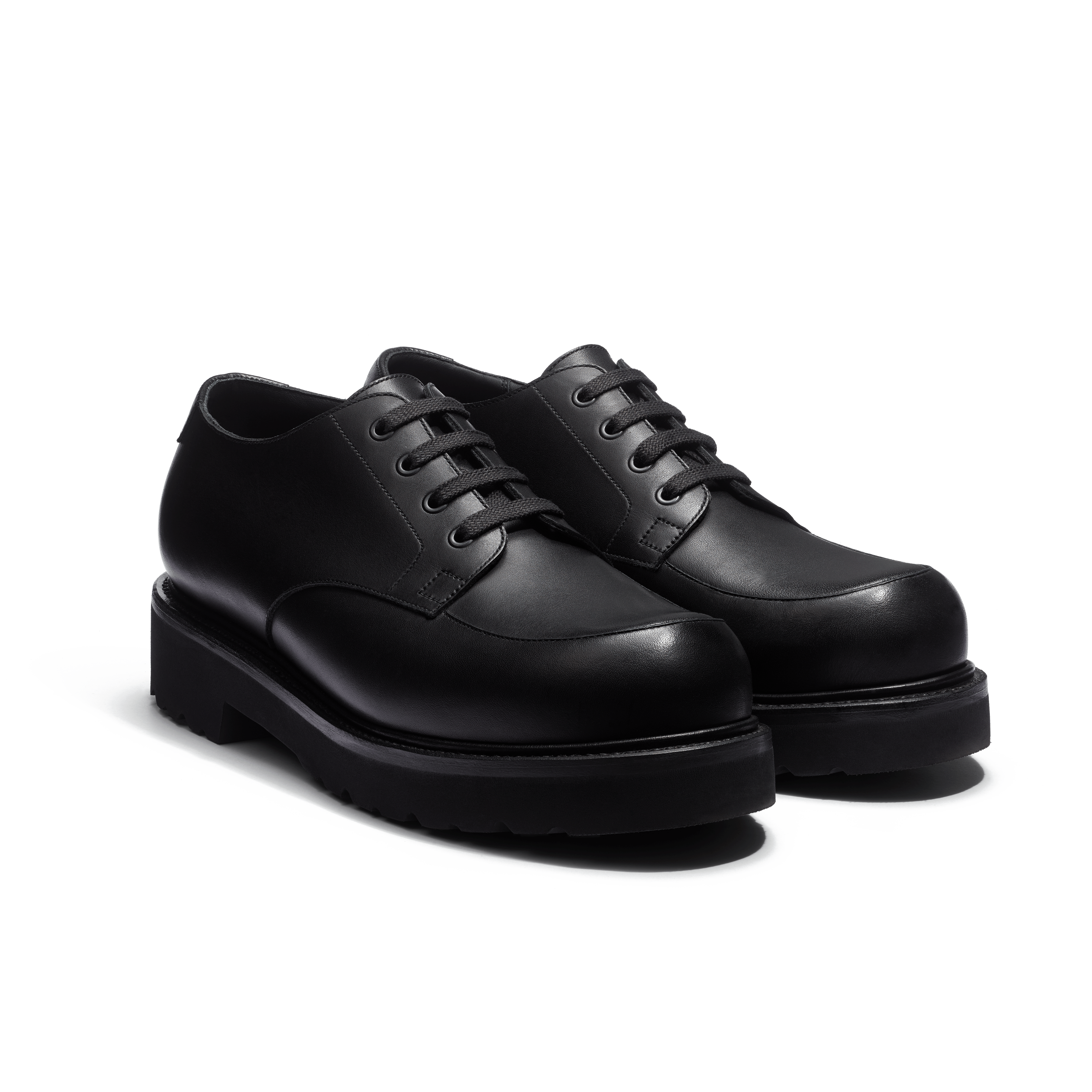 Men's Black soft calfskin Worker Derby Weston & Sons Boot with Men's Black soft calfskin Worker Derby Weston & Sons Boot with