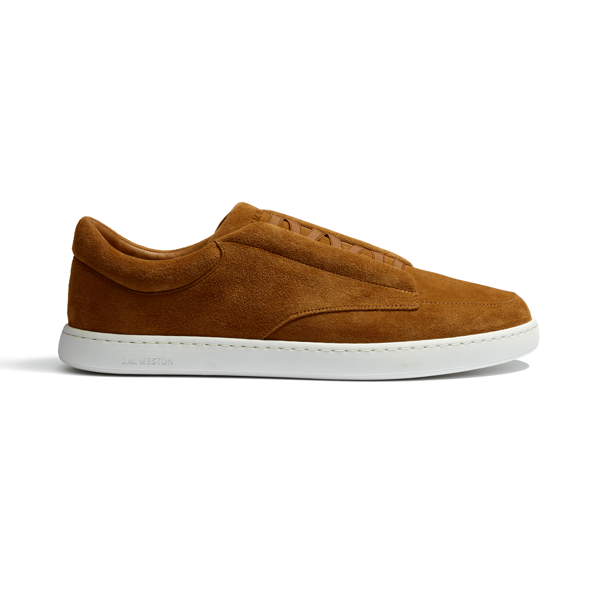 Dress sneaker [cuir veau velours beachnut]