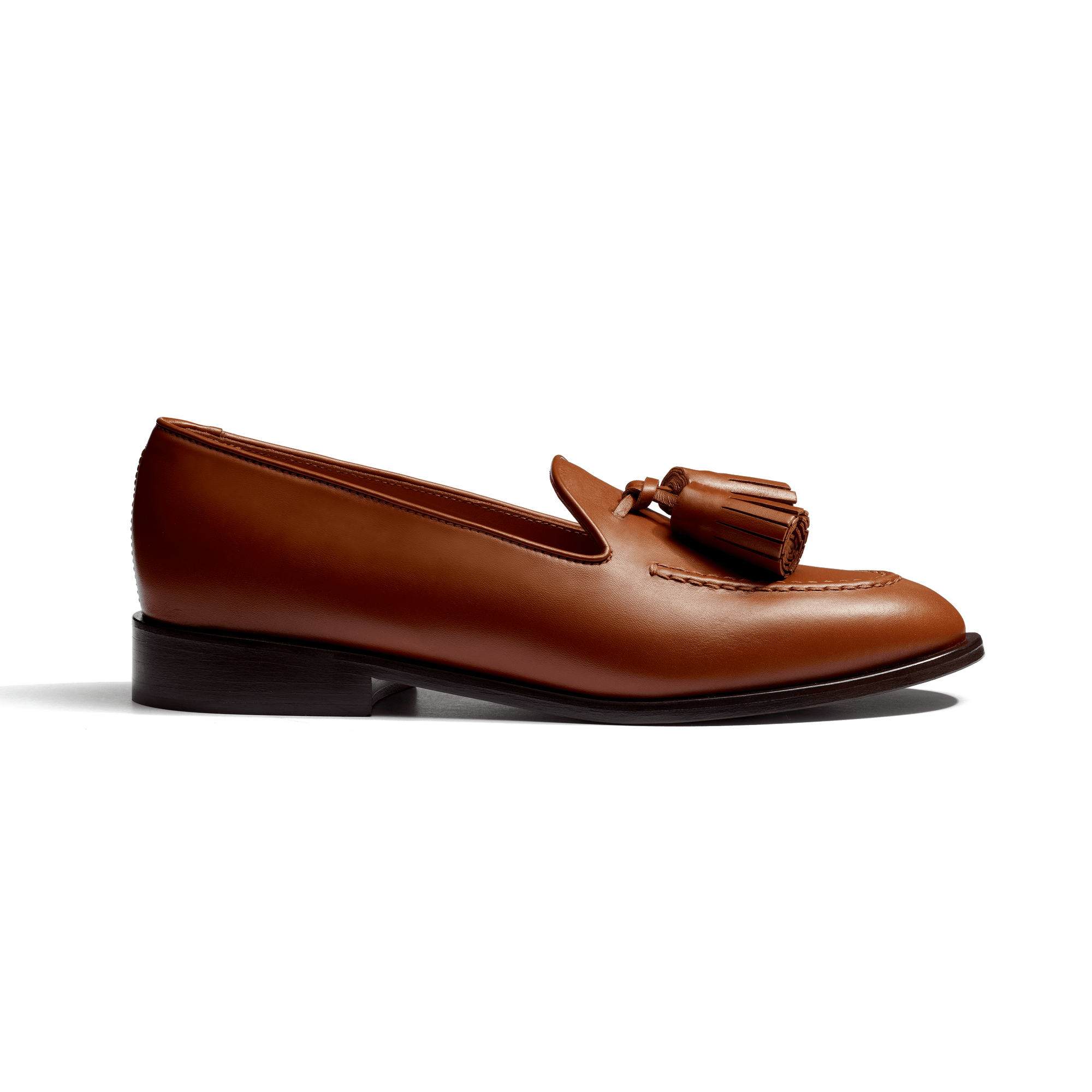 Mocassin à Pampilles [femme cuir veau lisse satiné bergeronnette]