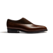 Richelieu Asymétrique Fusain [homme cuir veau nuancé café et veau velours marron]