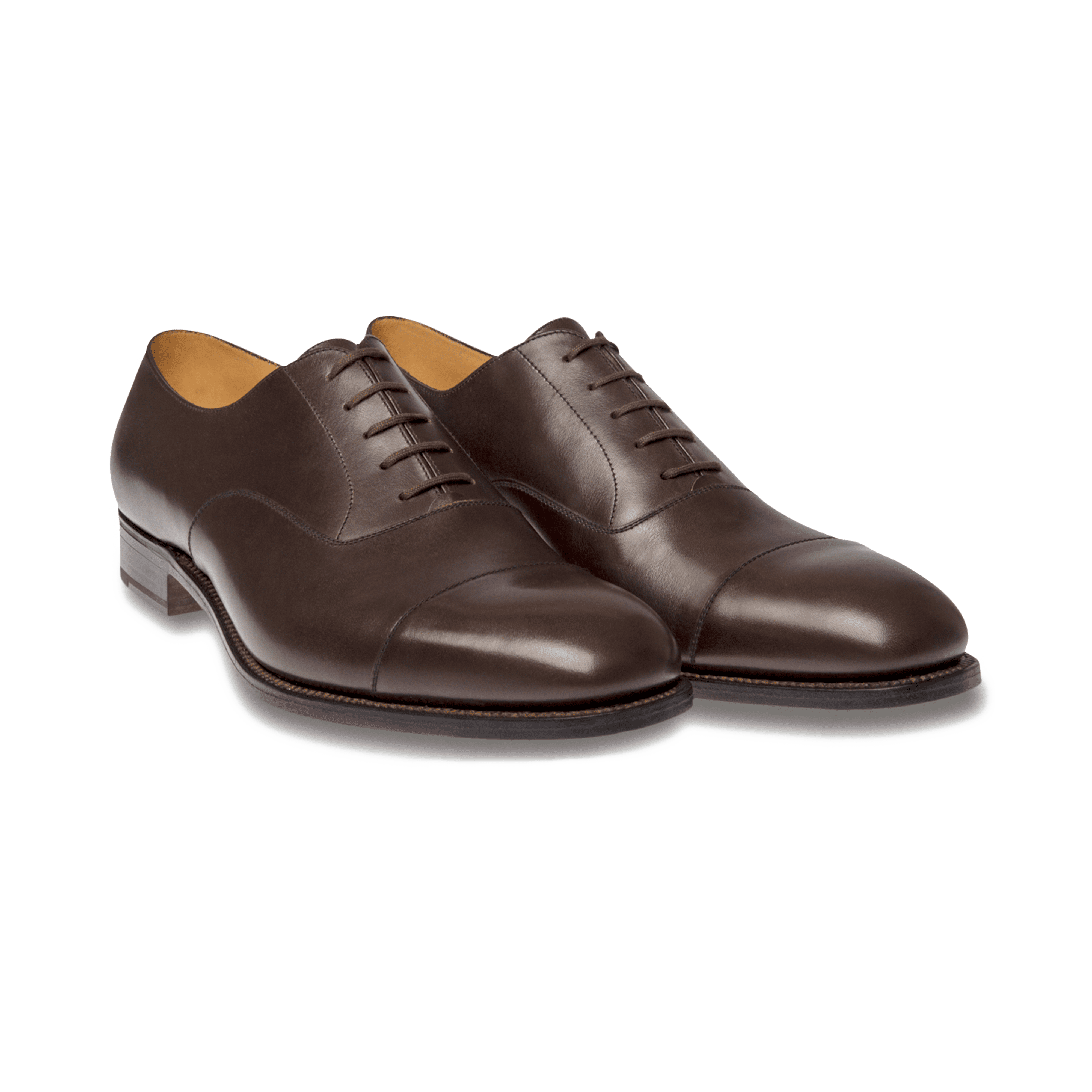 Men's Cap Toe Oxford Shoe Brown Leather | J.M. Weston Men's Cap Toe Oxford Shoe Brown Leather | J.M. Weston