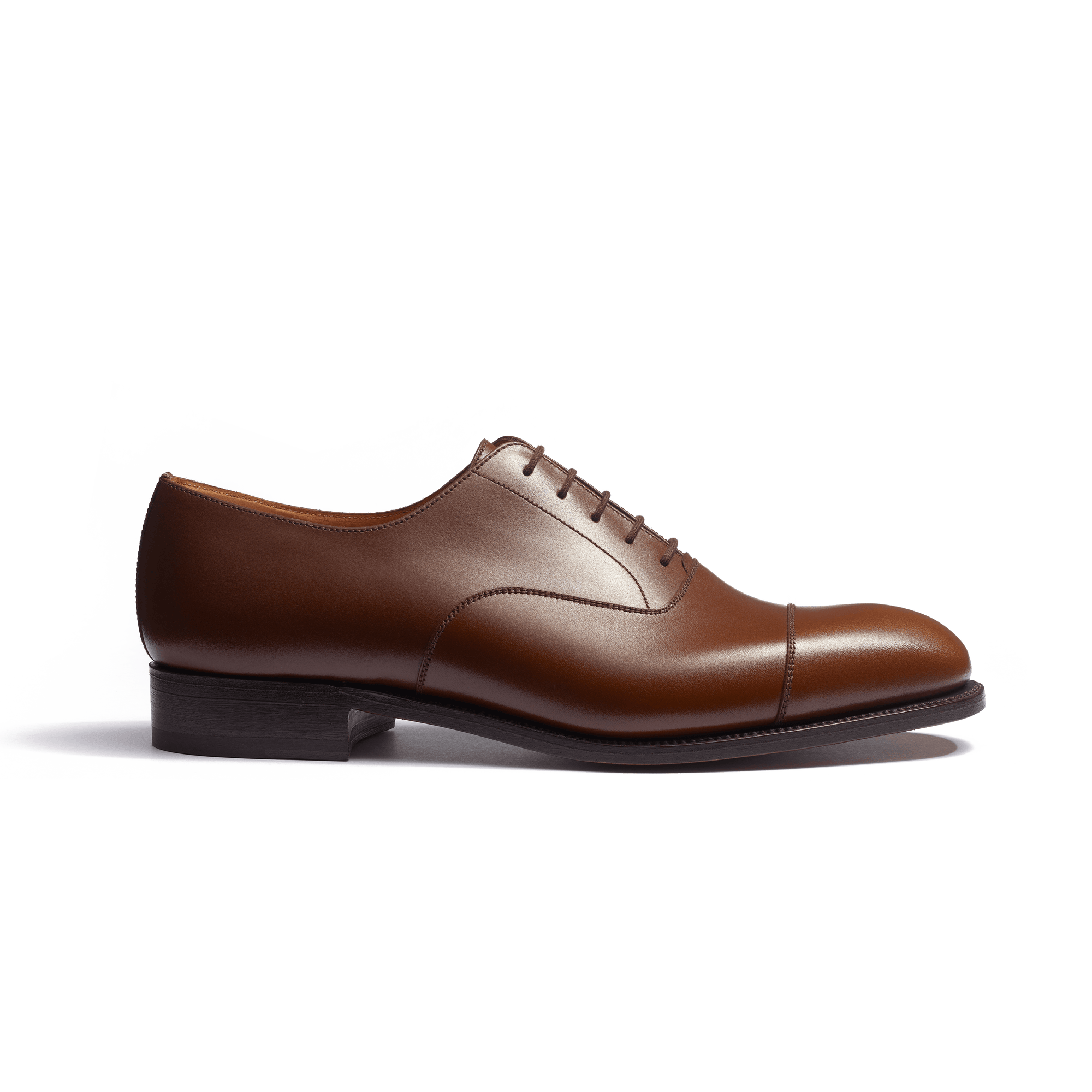 Richelieu bout droit [Homme cuir veau box marron bergeronnette]