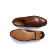 Richelieu bout droit [Homme cuir veau box marron bergeronnette]