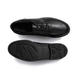 Richelieu bateau Escoublac [Homme cuir lisse noir]