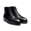 Derby Demi-chasse montant [homme cuir lisse noir]