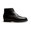 Derby Demi-chasse montant [homme cuir lisse noir]