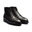 Derby Demi-chasse montant [homme cuir lisse gris]