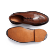 Derby triple semelle [homme cuir lisse marron bergeronnette]