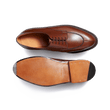 Derby demi-chasse [homme cuir lisse marron bergeronnette]