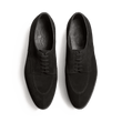 Derby demi-chasse semelle gomme [homme velours noir]