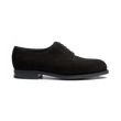 Derby demi-chasse semelle gomme [homme velours noir]