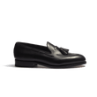 Mocassin Menton à Pampilles [homme cuir lisse noir]