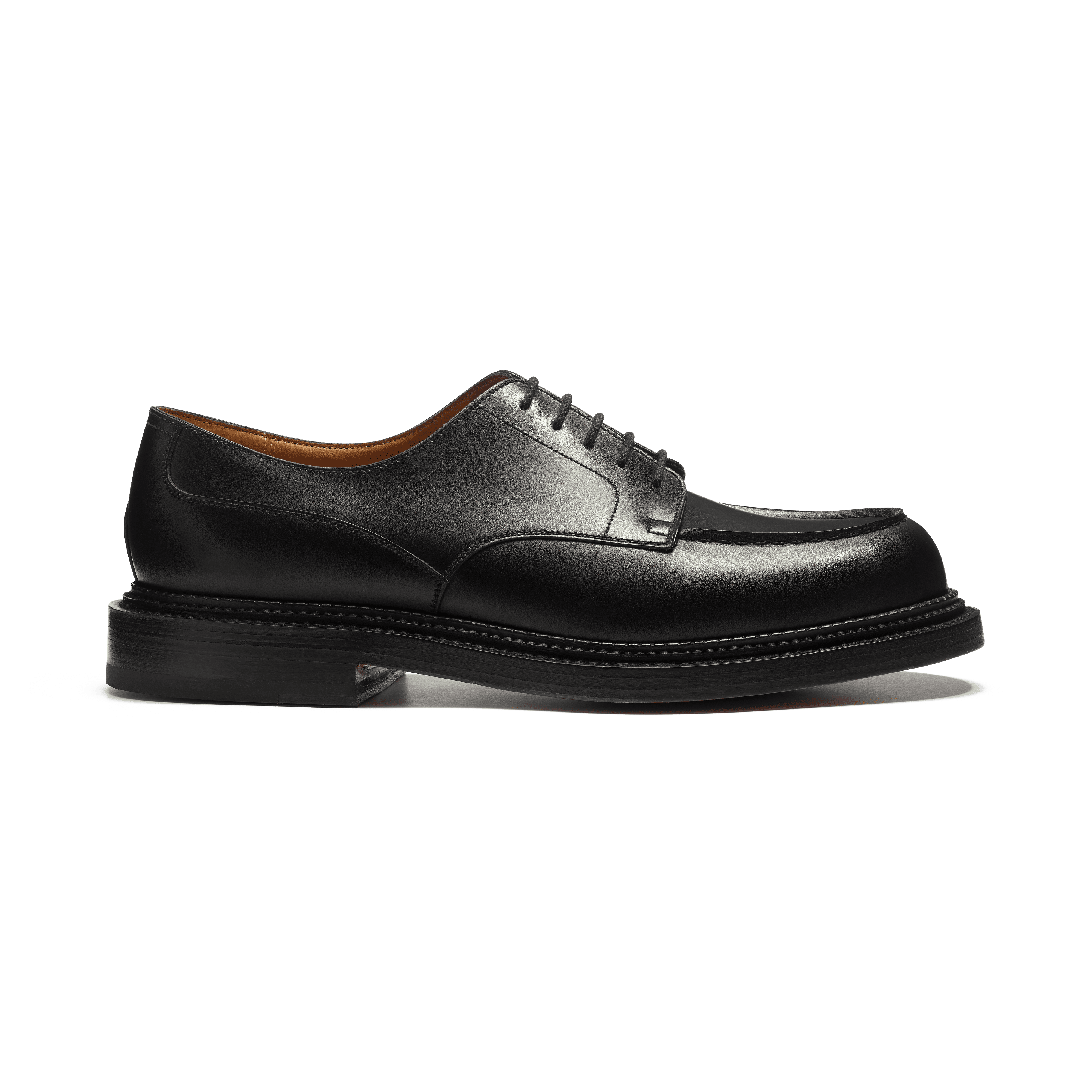 Men's Black Leather Triple Sole Golf Derby – J.M. Weston Men's Black Leather Triple Sole Golf Derby – J.M. Weston