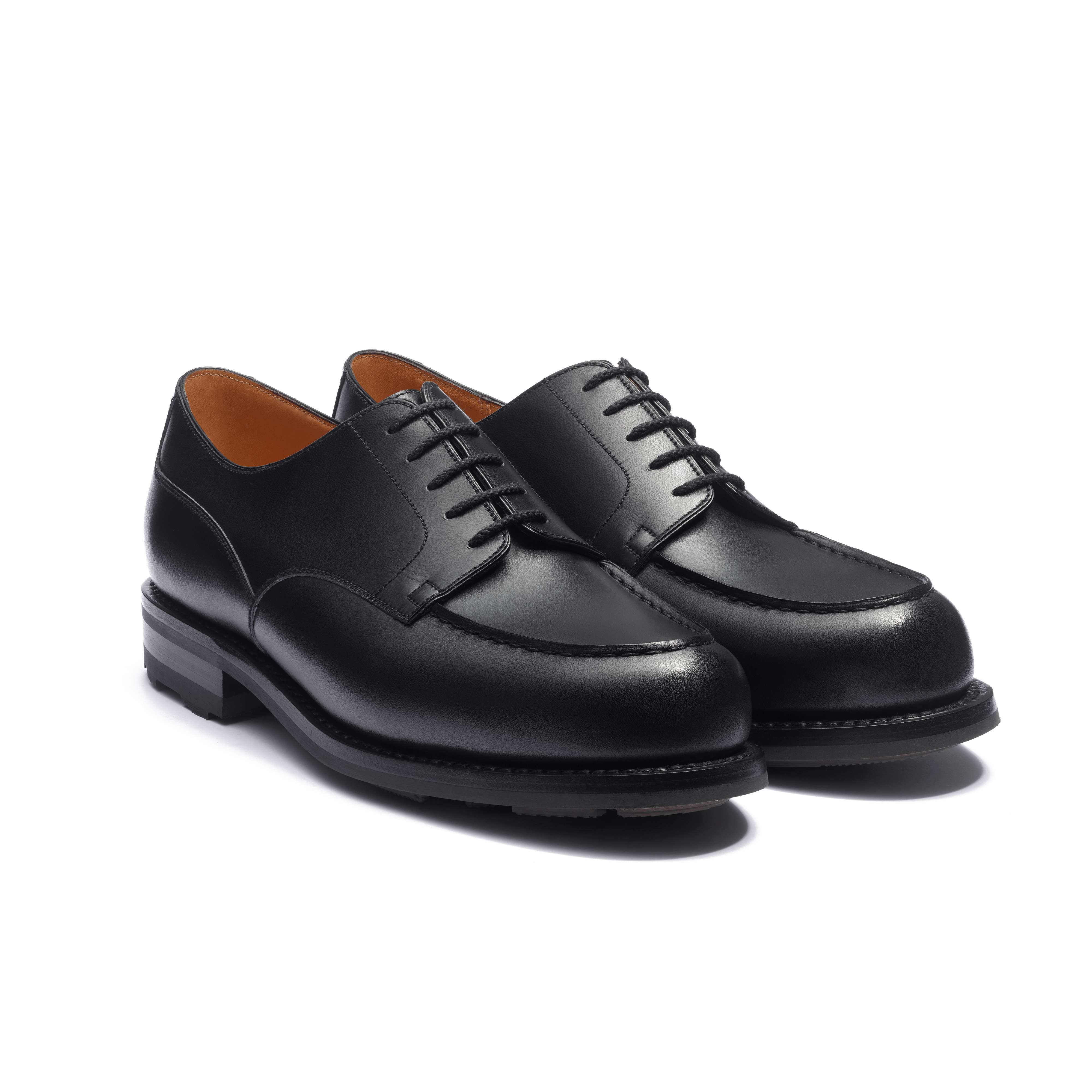 Men's Black Leather Golf Derby | J.M. Weston Men's Black Leather Golf Derby | J.M. Weston